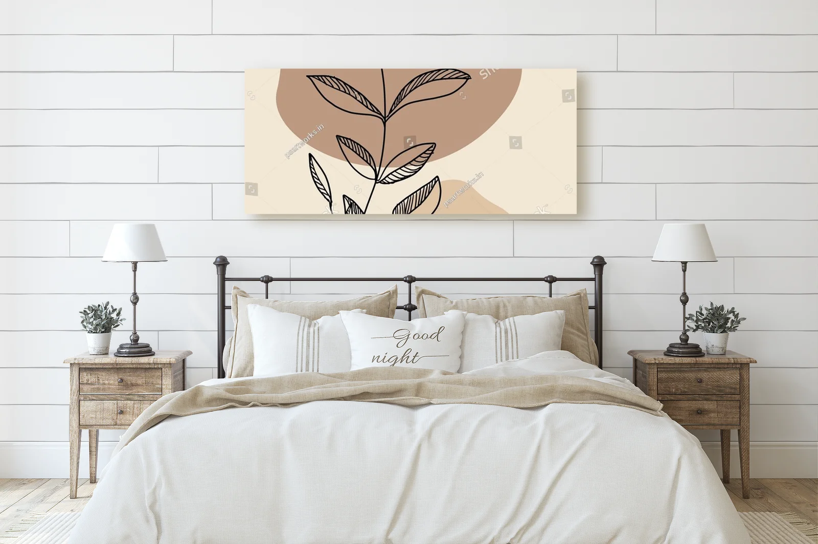 Elegancka minimalizm w boho klimacie z botanicznym akcentem
