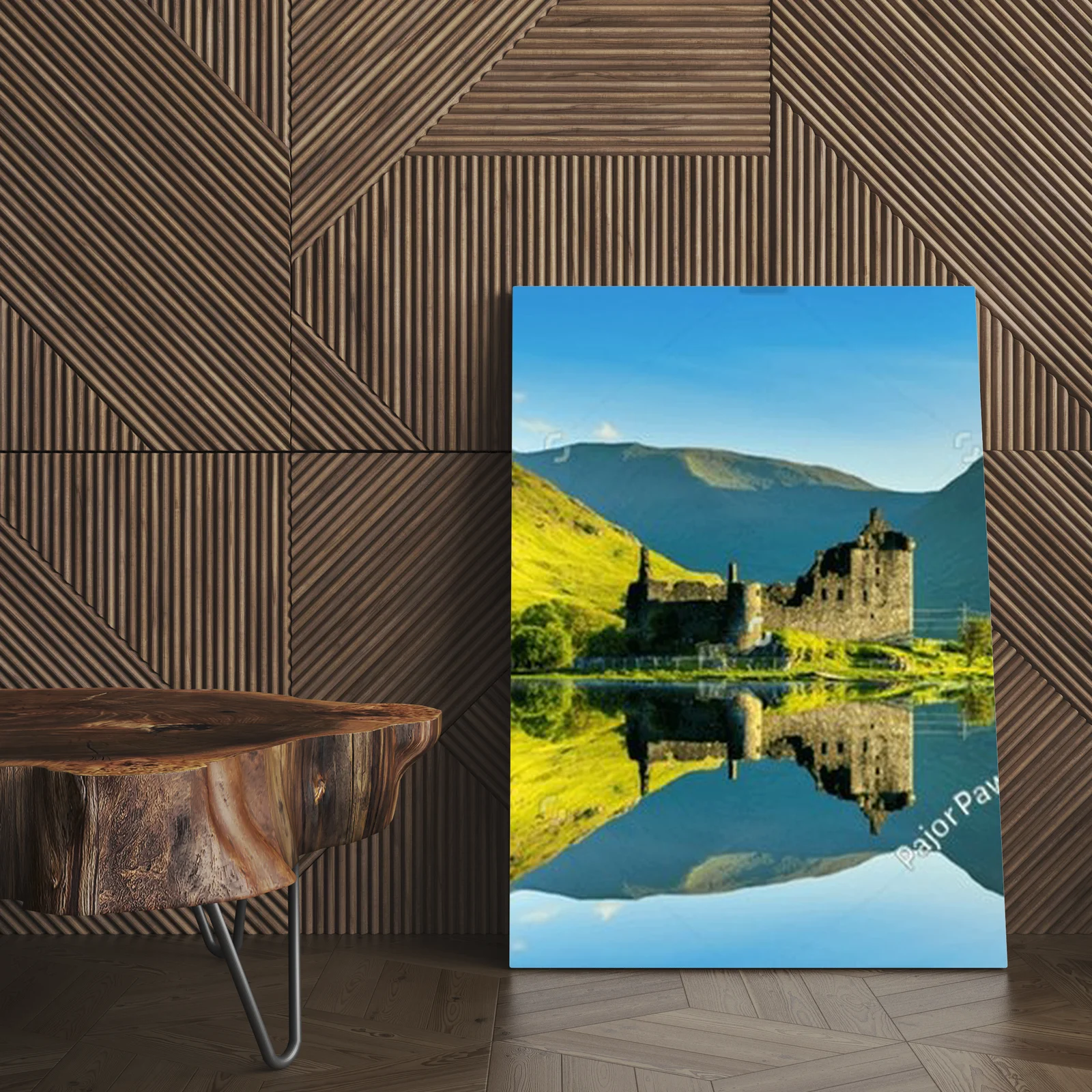 Zamek Kilchurn wśród majestatycznych gór