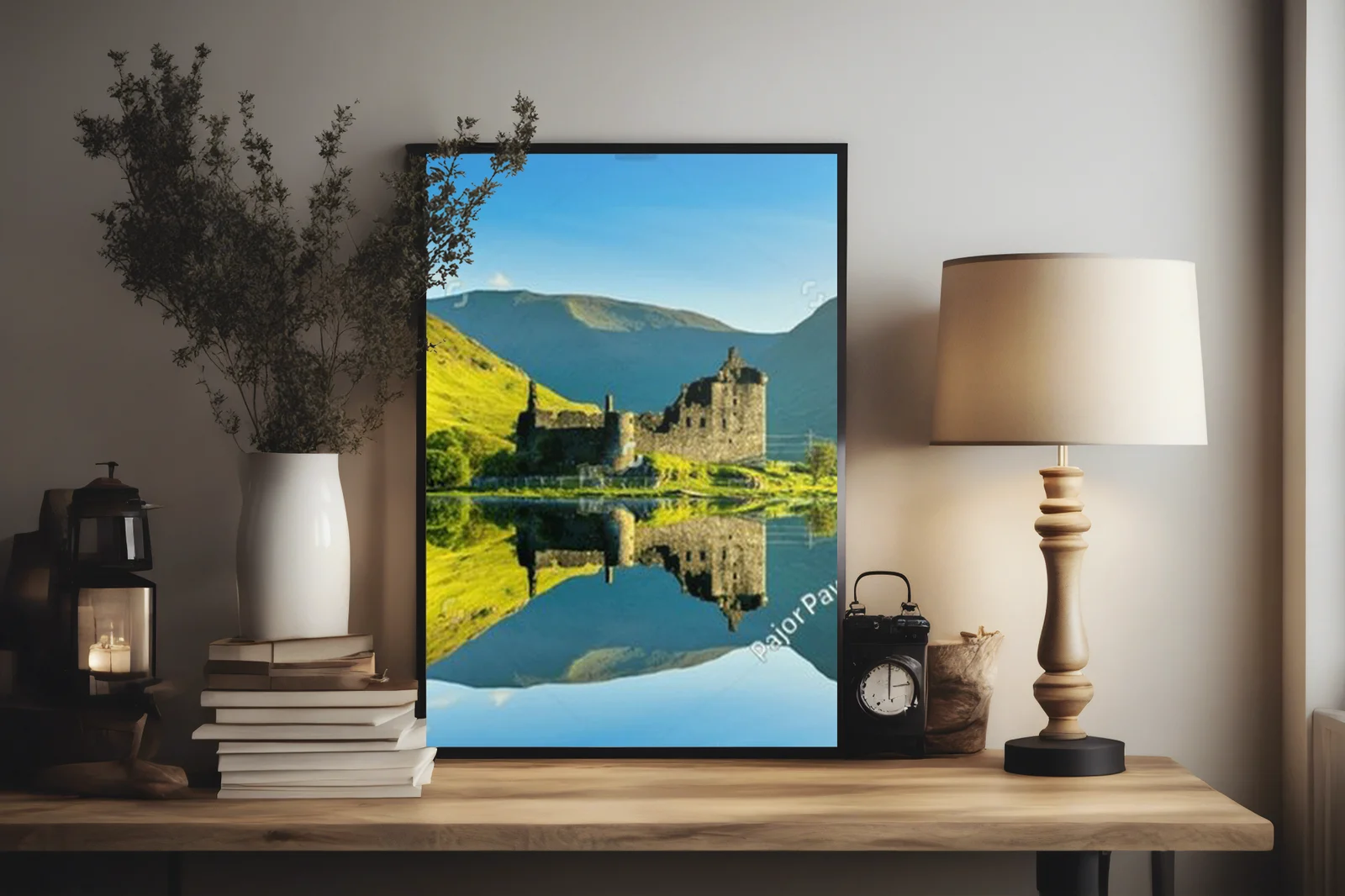 Zamek Kilchurn wśród majestatycznych gór