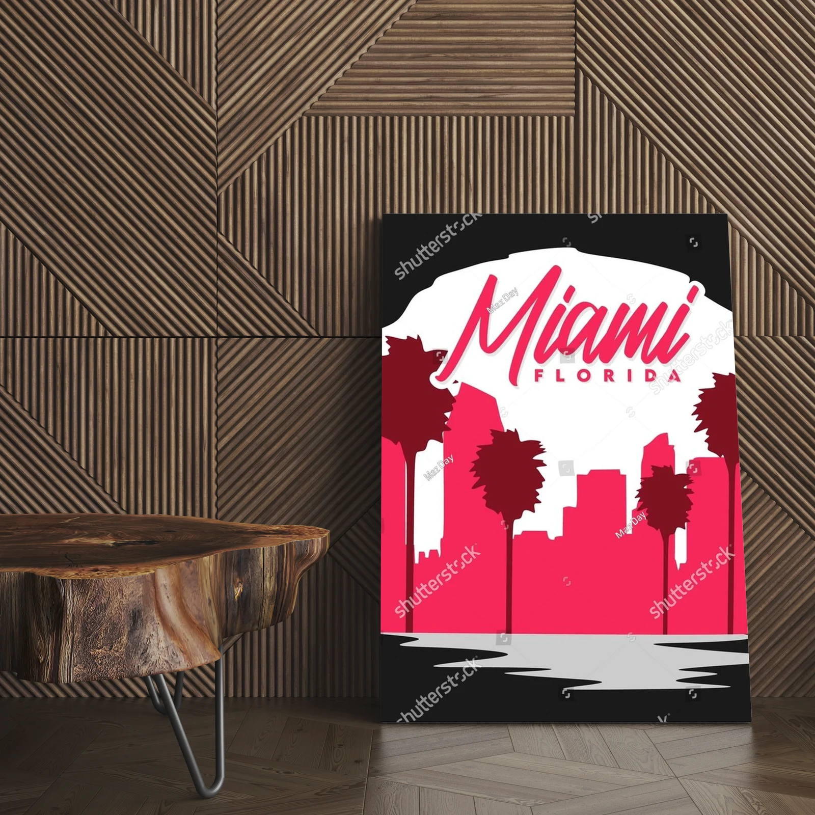 Zachwycająca panorama Miami w letnich kolorach