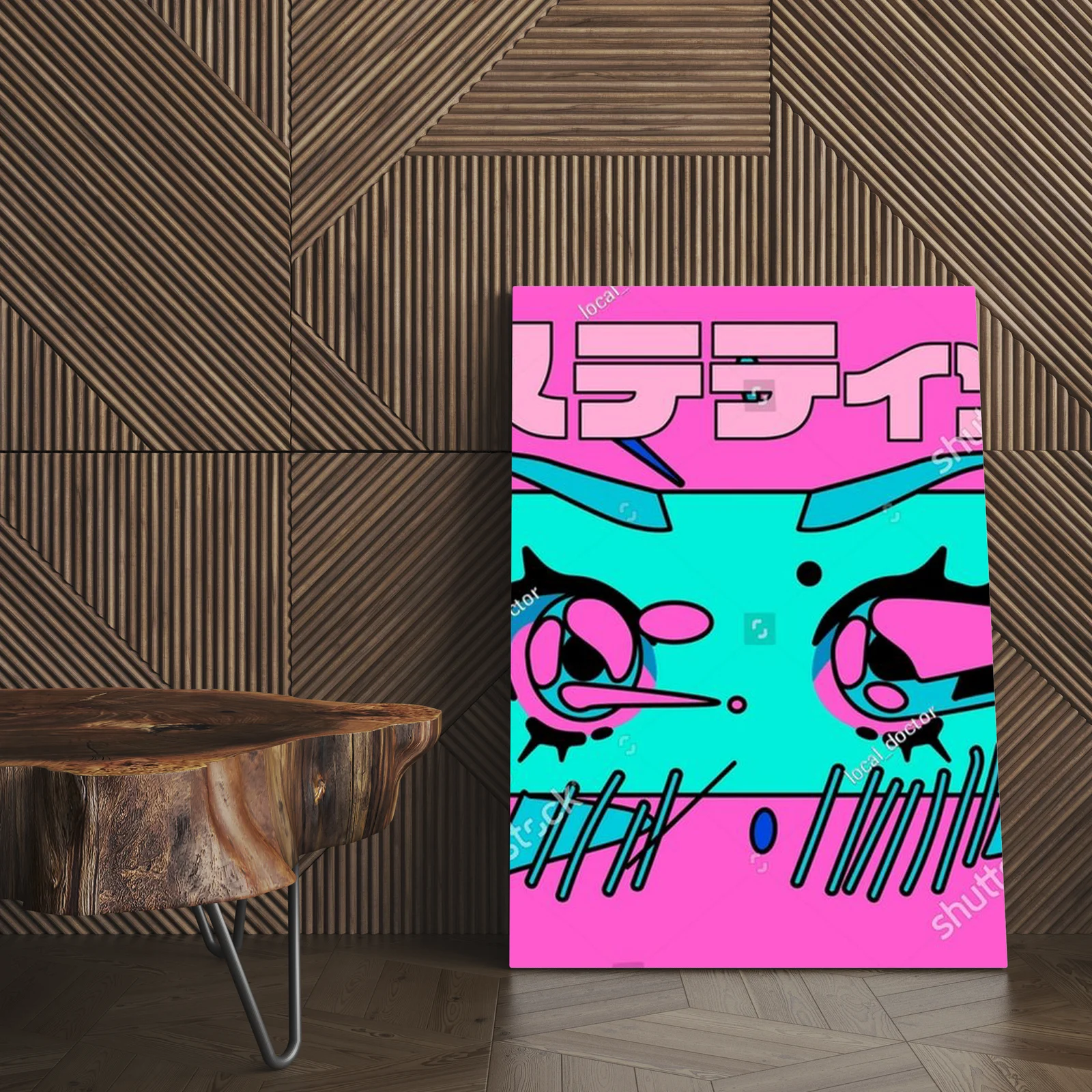 Anime magia w pastelowych odcieniach vaporwave