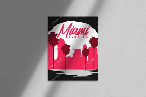 Zachwycająca panorama Miami w letnich kolorach