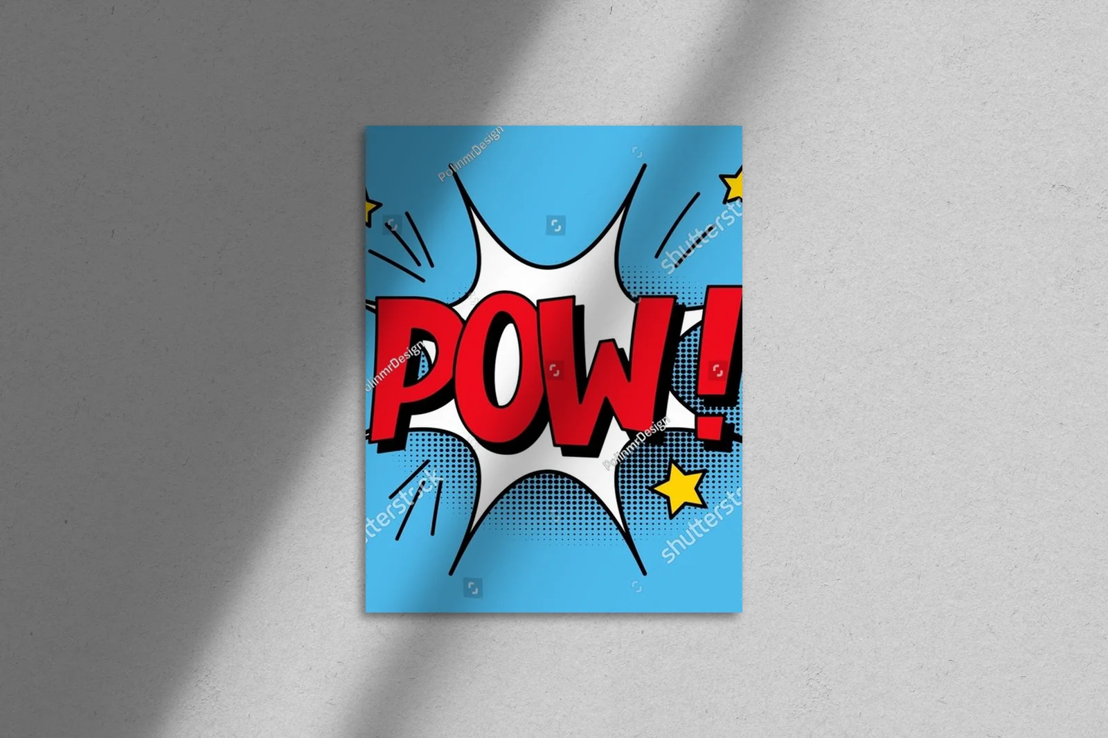 Ekspresyjna chwila w barwach pop-artu