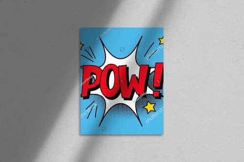 Ekspresyjna chwila w barwach pop-artu