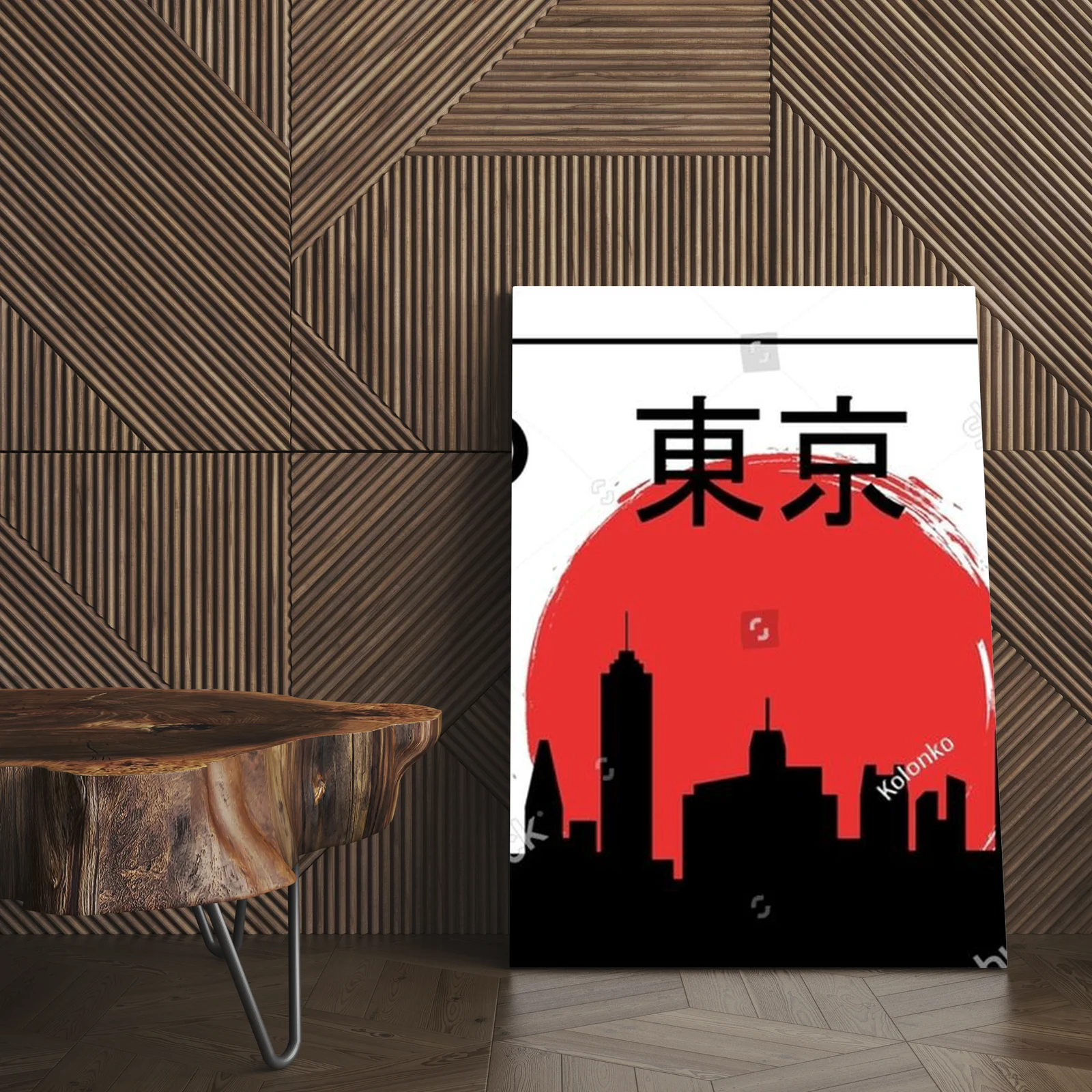 Zjawiskowa panorama Tokio w minimalistycznej odsłonie