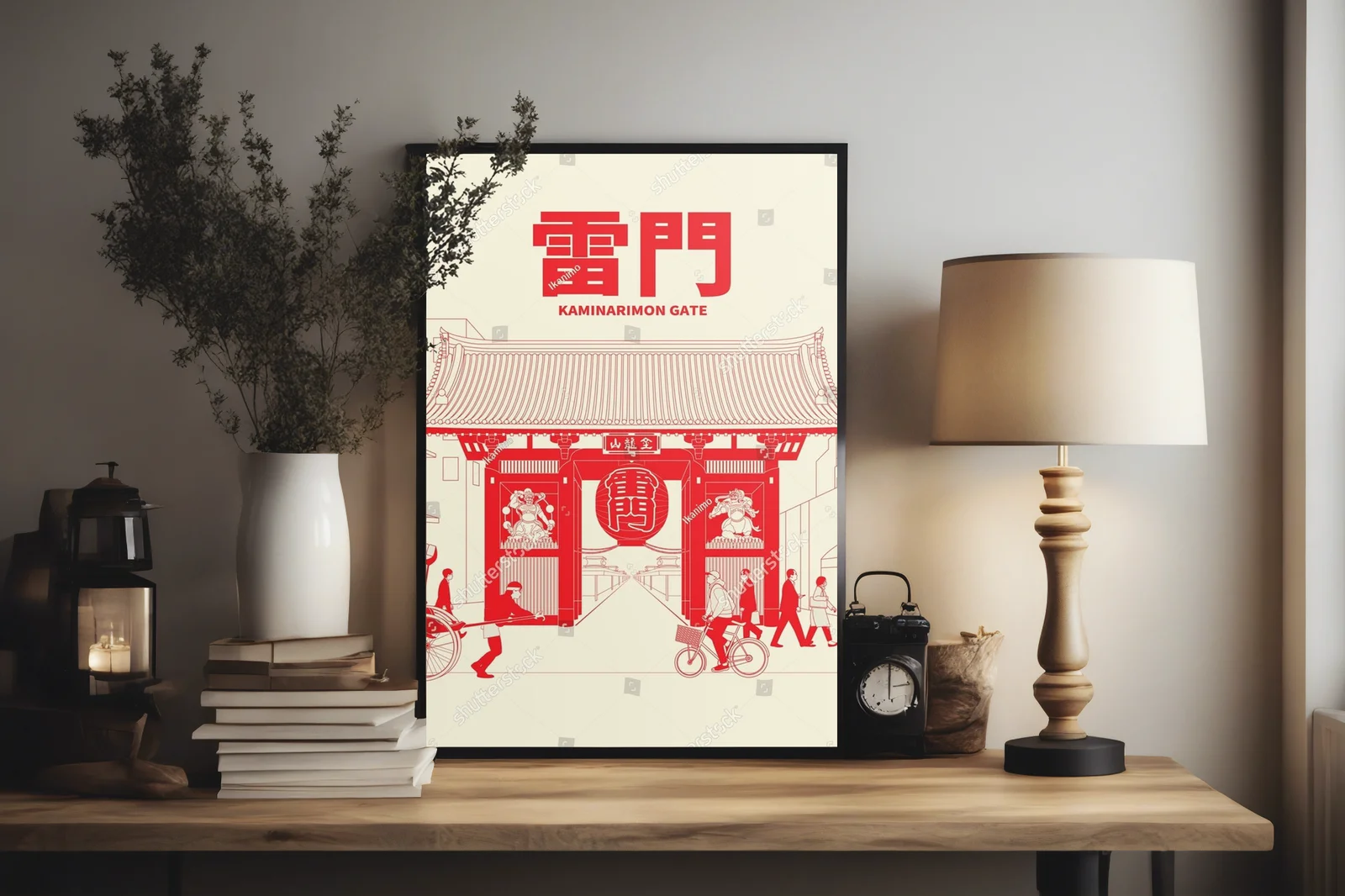 Sztuka orientalna: brama Kaminarimon w Asakusa