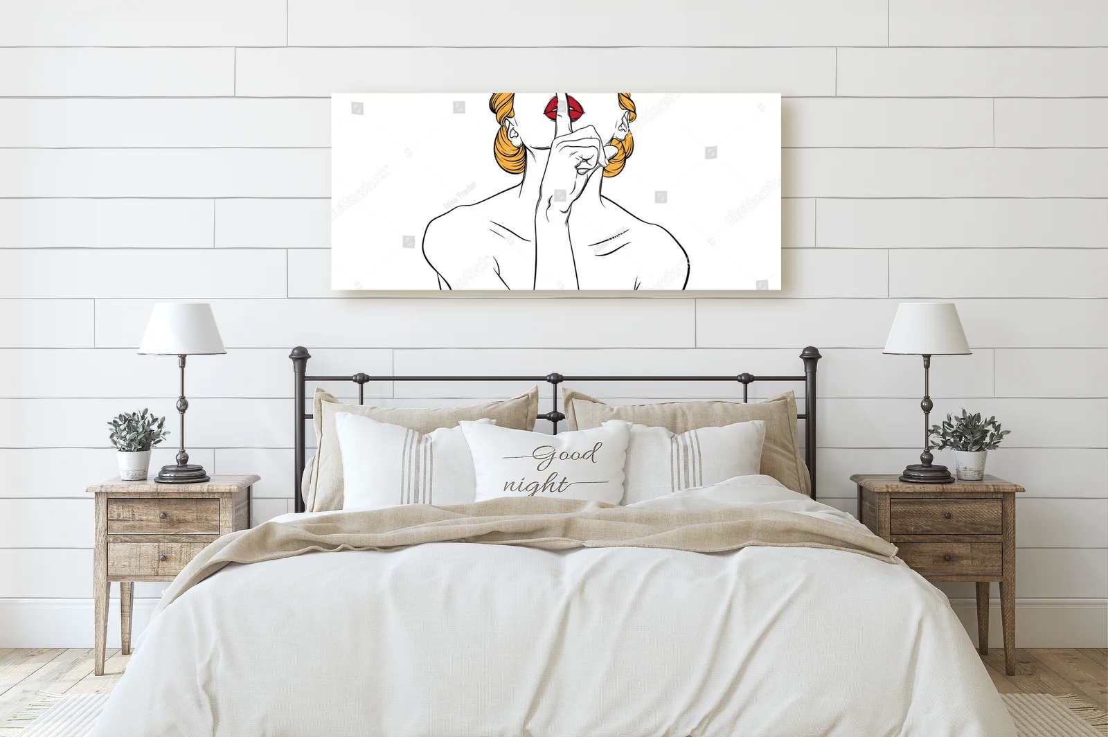 Stylowa ilustracja kobiety w artystycznym ujęciu