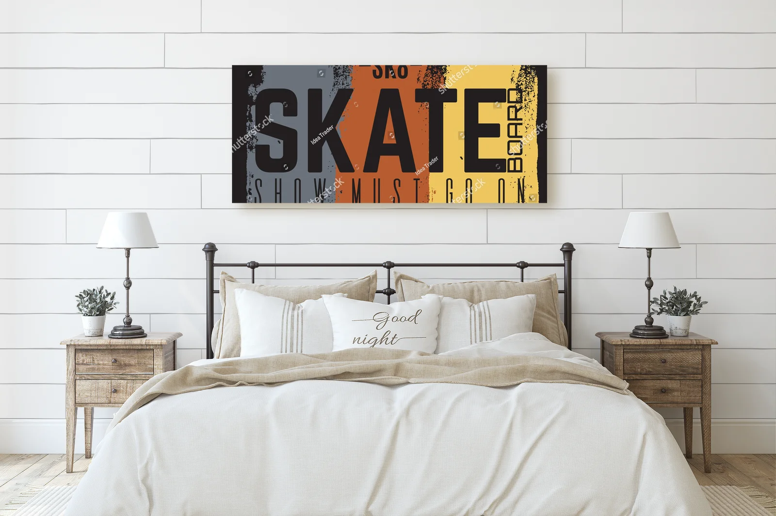Wibracje miejskiego stylu z skateboardowym motywem