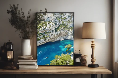 Magia Calanque d'En-Vau w pastelowych odcieniach