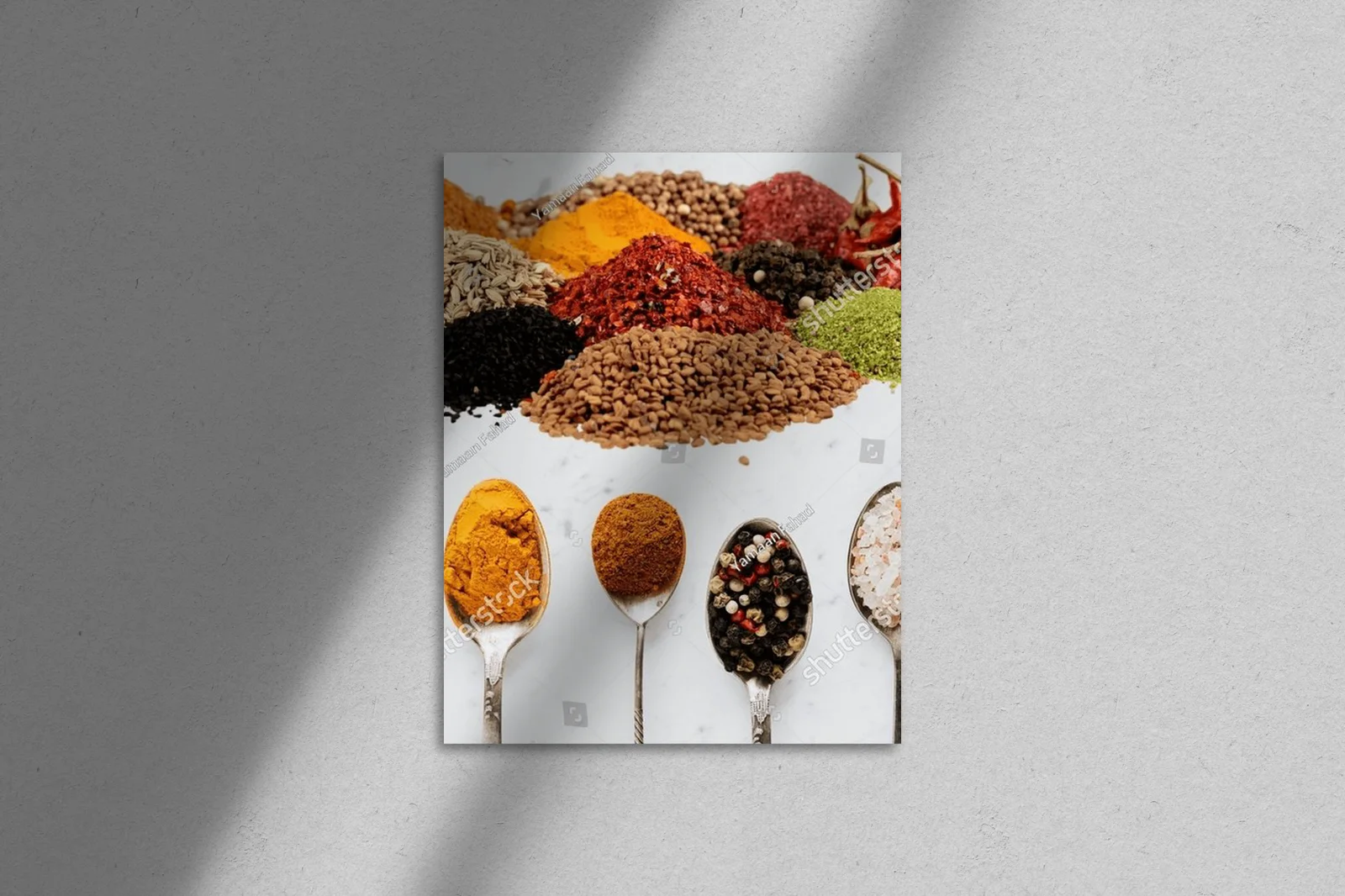 Aromatyczne przyprawy w rustykalnym stylu