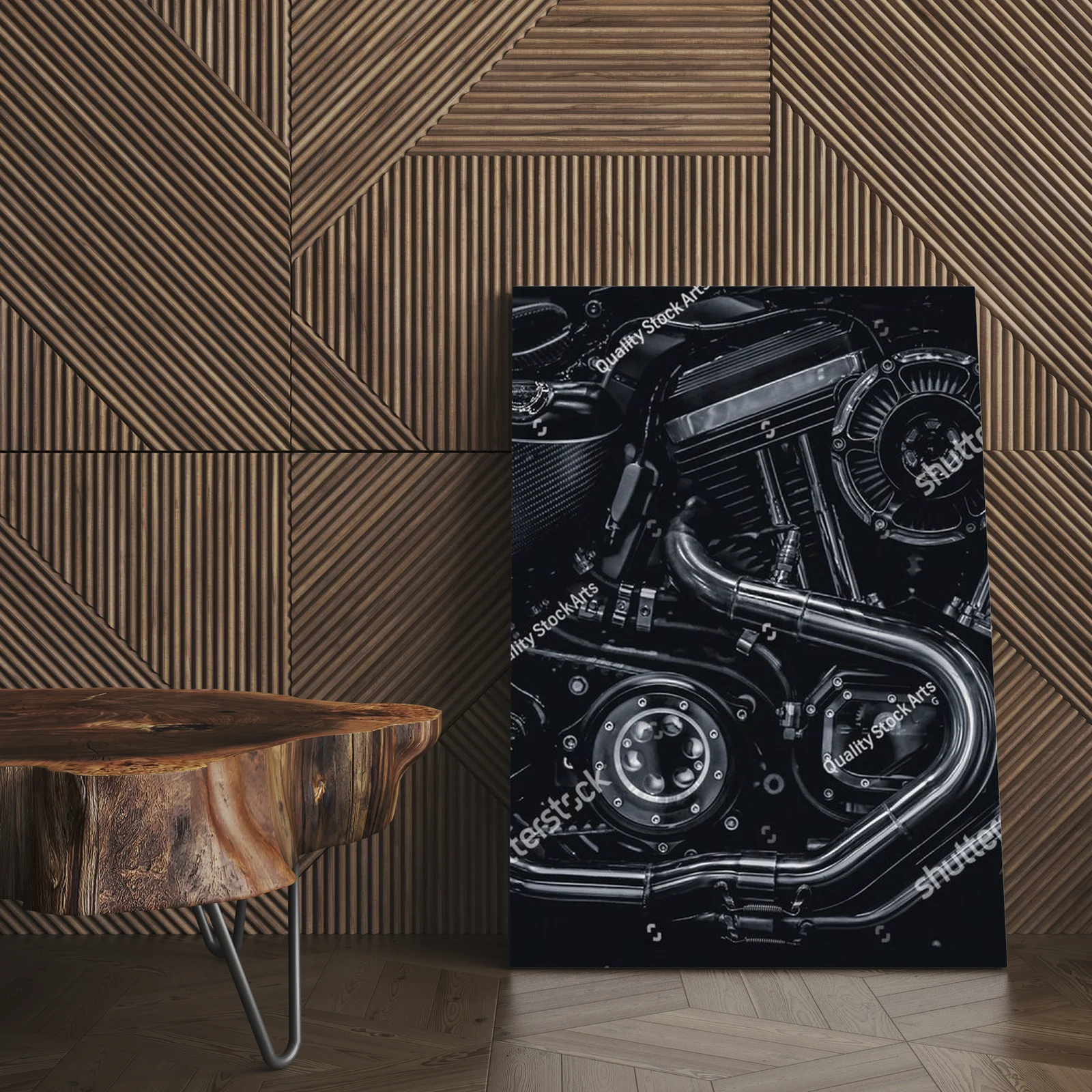 Ekspresyjna sztuka fotografii motocykli w monochromie