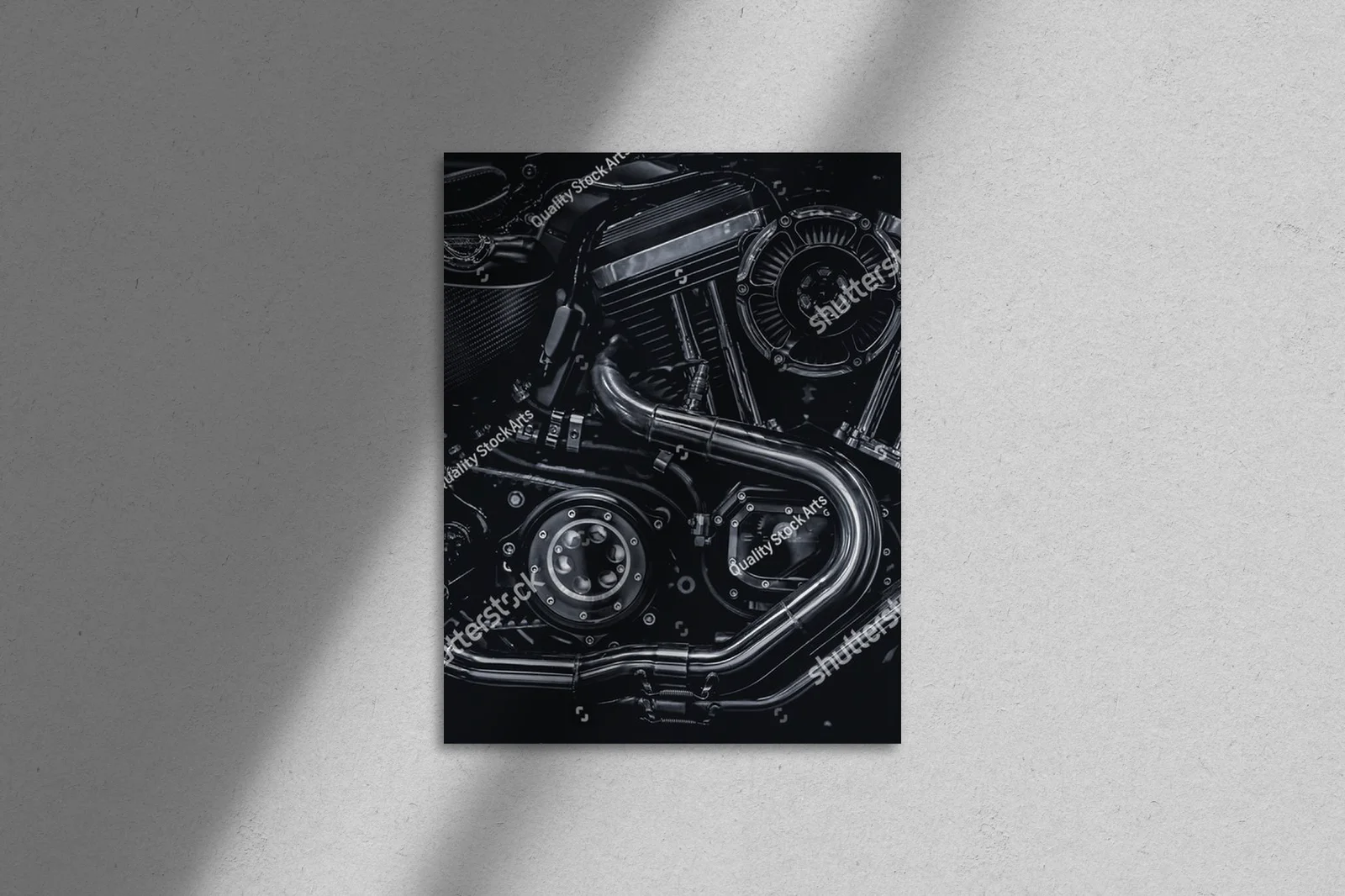 Ekspresyjna sztuka fotografii motocykli w monochromie