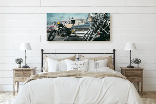 Elegancka kompozycja klasycznej motocykli
