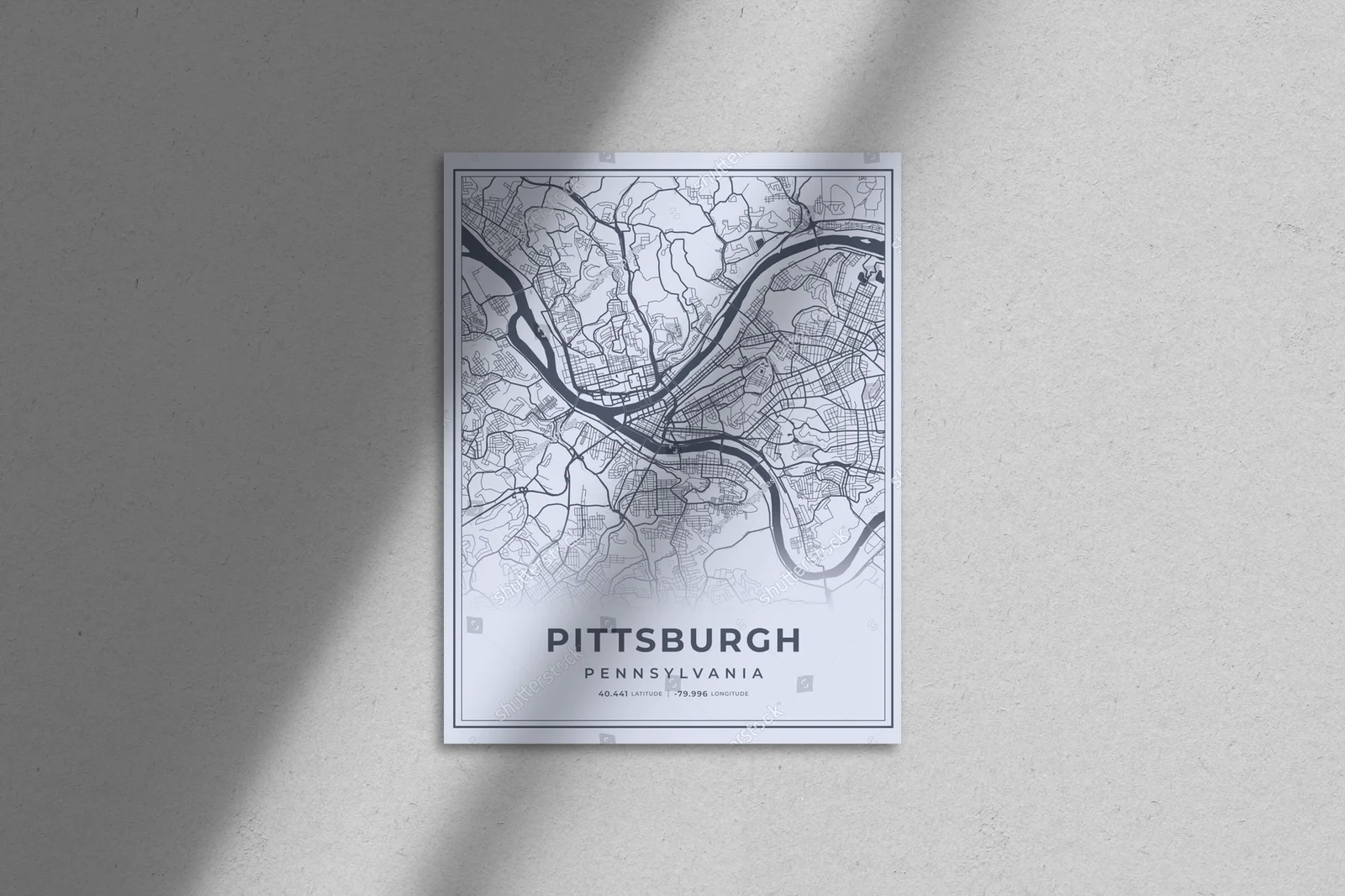 Elegancka szarość Pittsburgha w minimalistycznym stylu