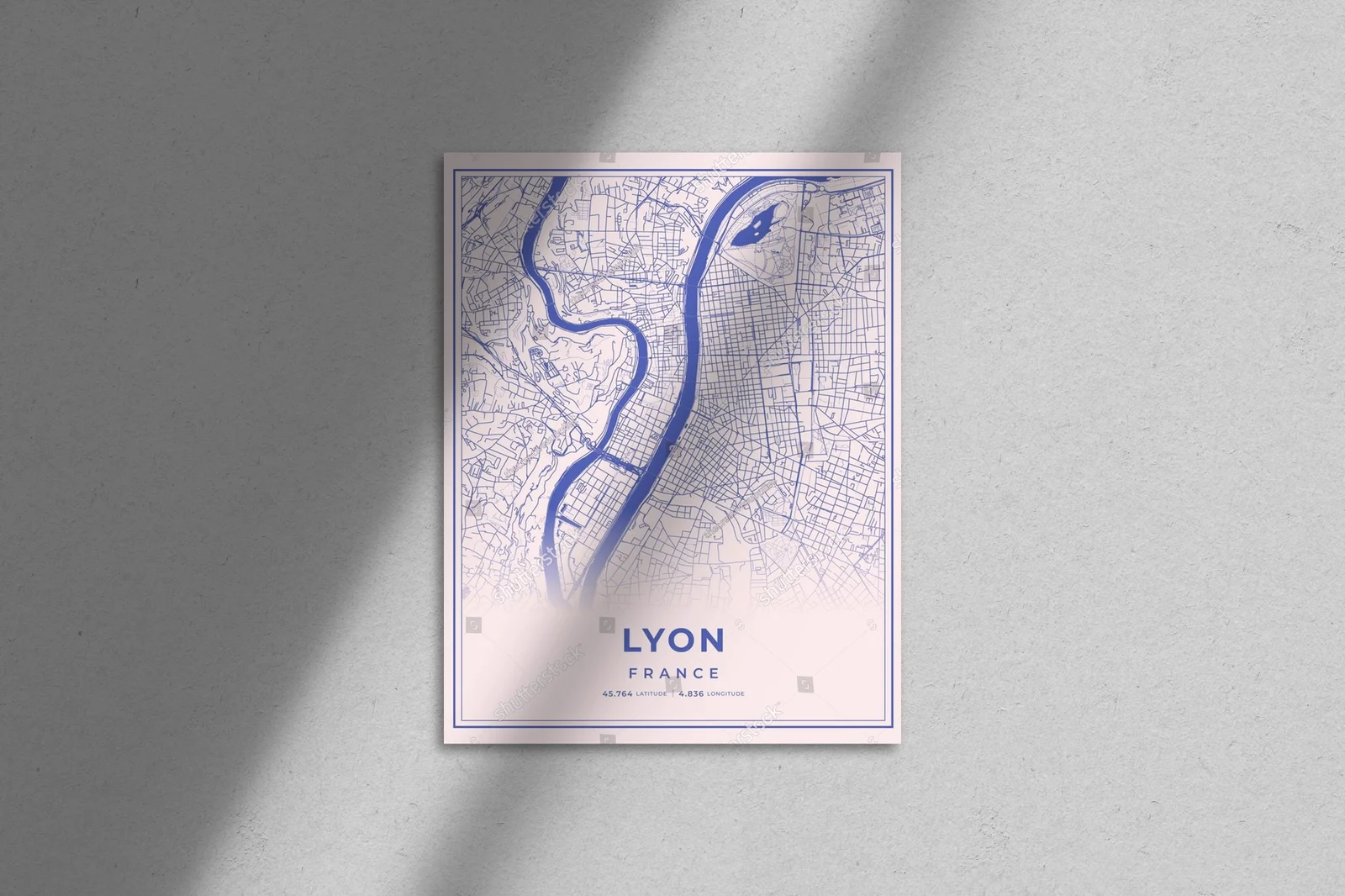 Lyon w pastelowych kolorach – niepowtarzalna kompozycja