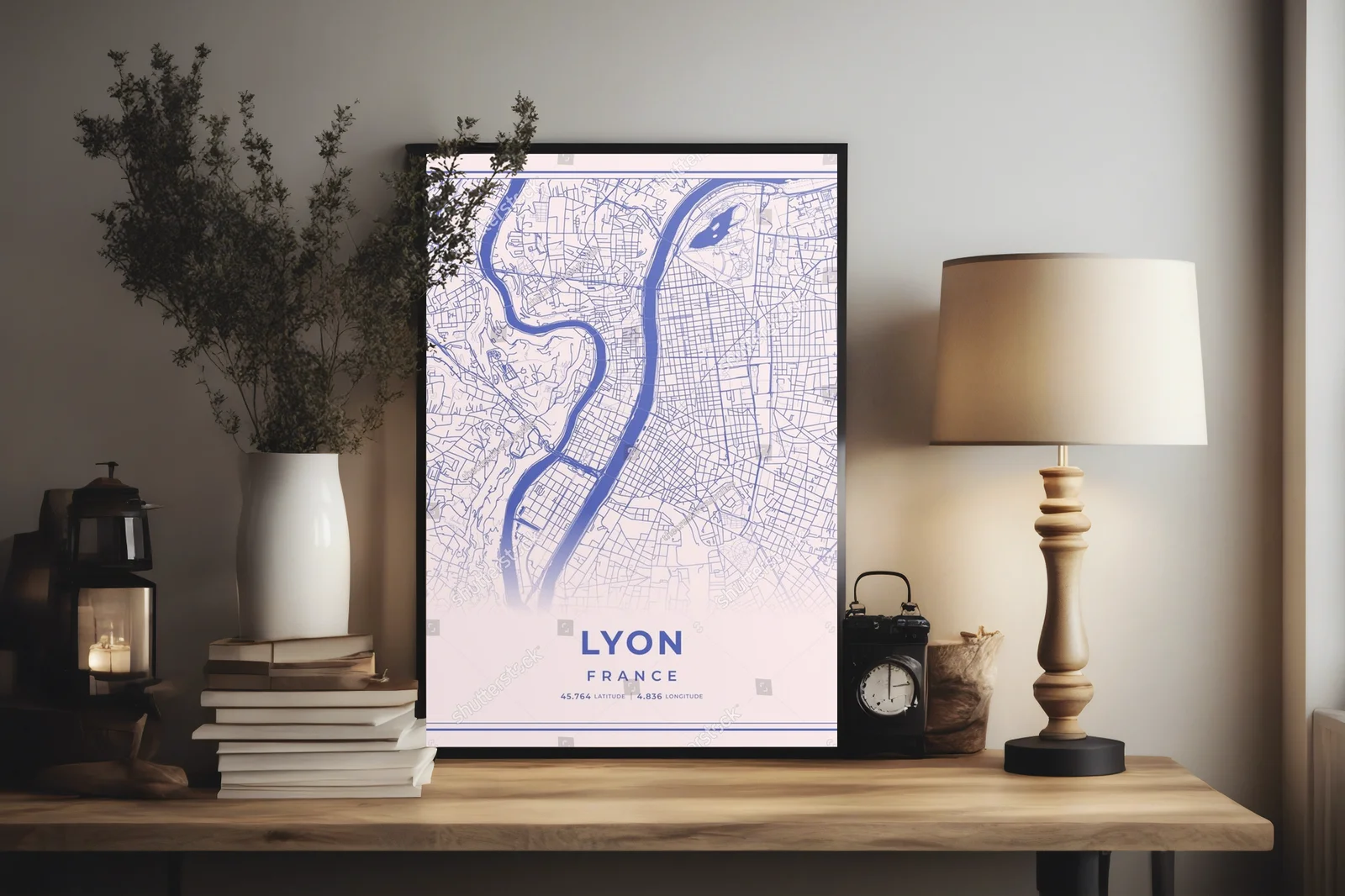 Lyon w pastelowych kolorach – niepowtarzalna kompozycja