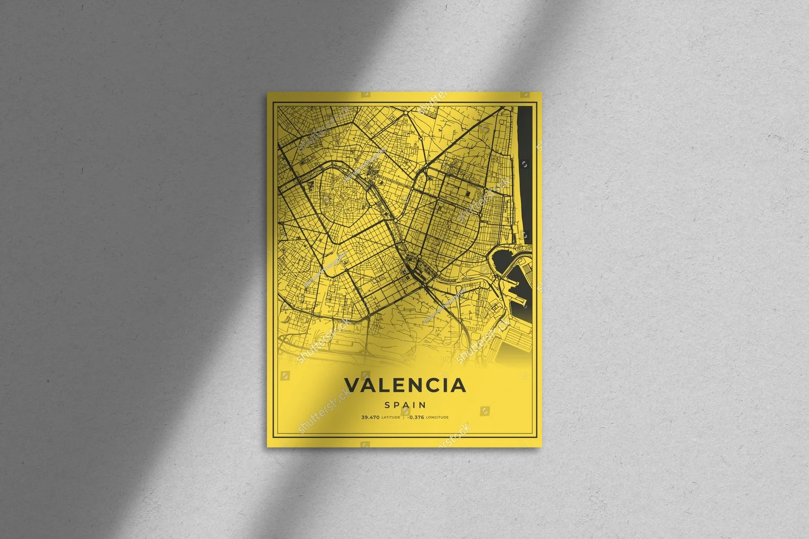 Wibrująca mapa flamenco w słonecznych tonach