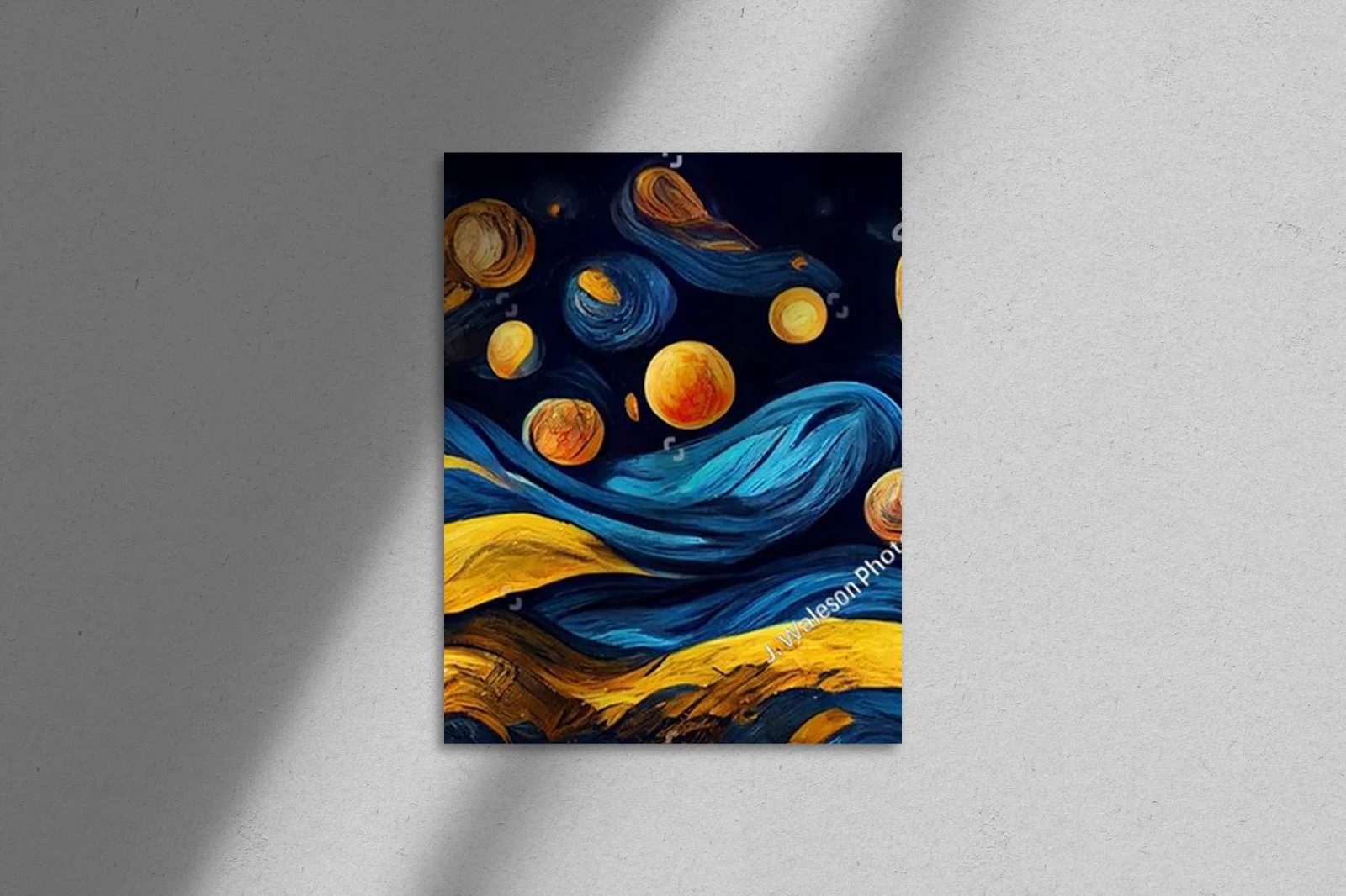 Nocna fantazja Van Gogha w subtelnych odcieniach