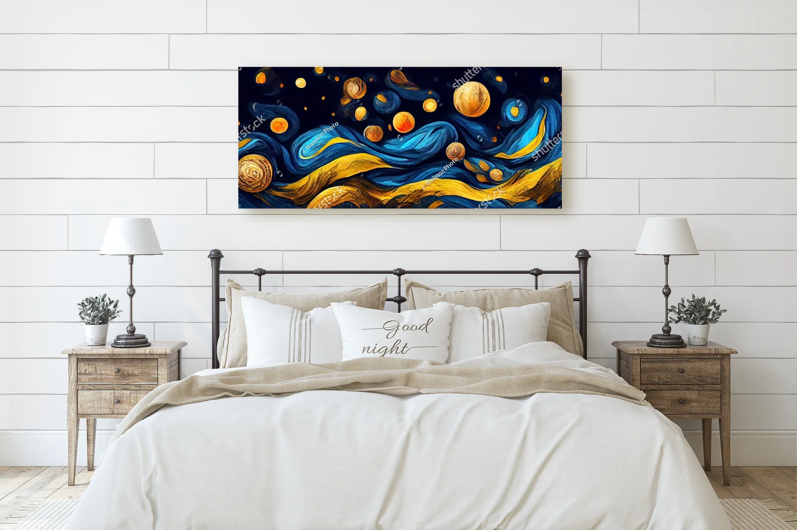 Nocna fantazja Van Gogha w subtelnych odcieniach
