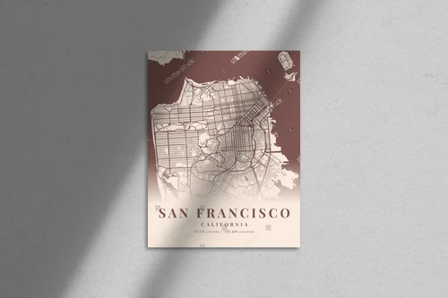 Subtelne odcienie San Francisco w eleganckim stylu