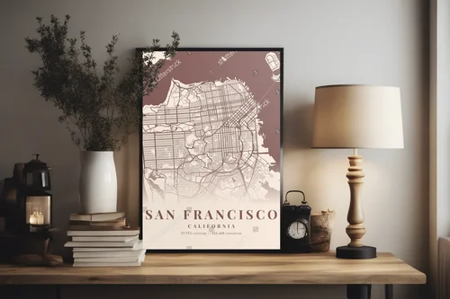 Subtelne odcienie San Francisco w eleganckim stylu