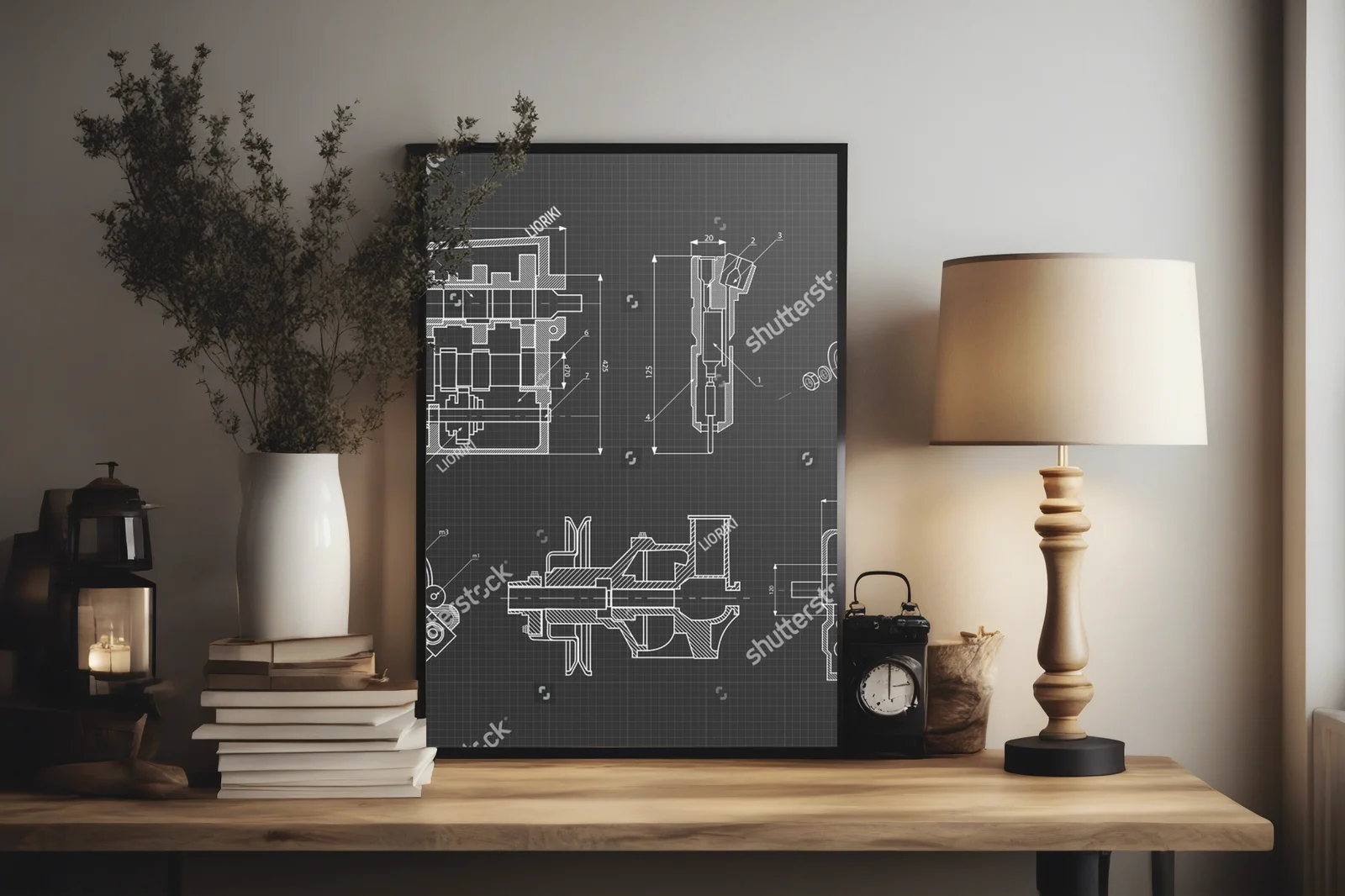 Mechaniczne inspiracje w stonowanej szarości