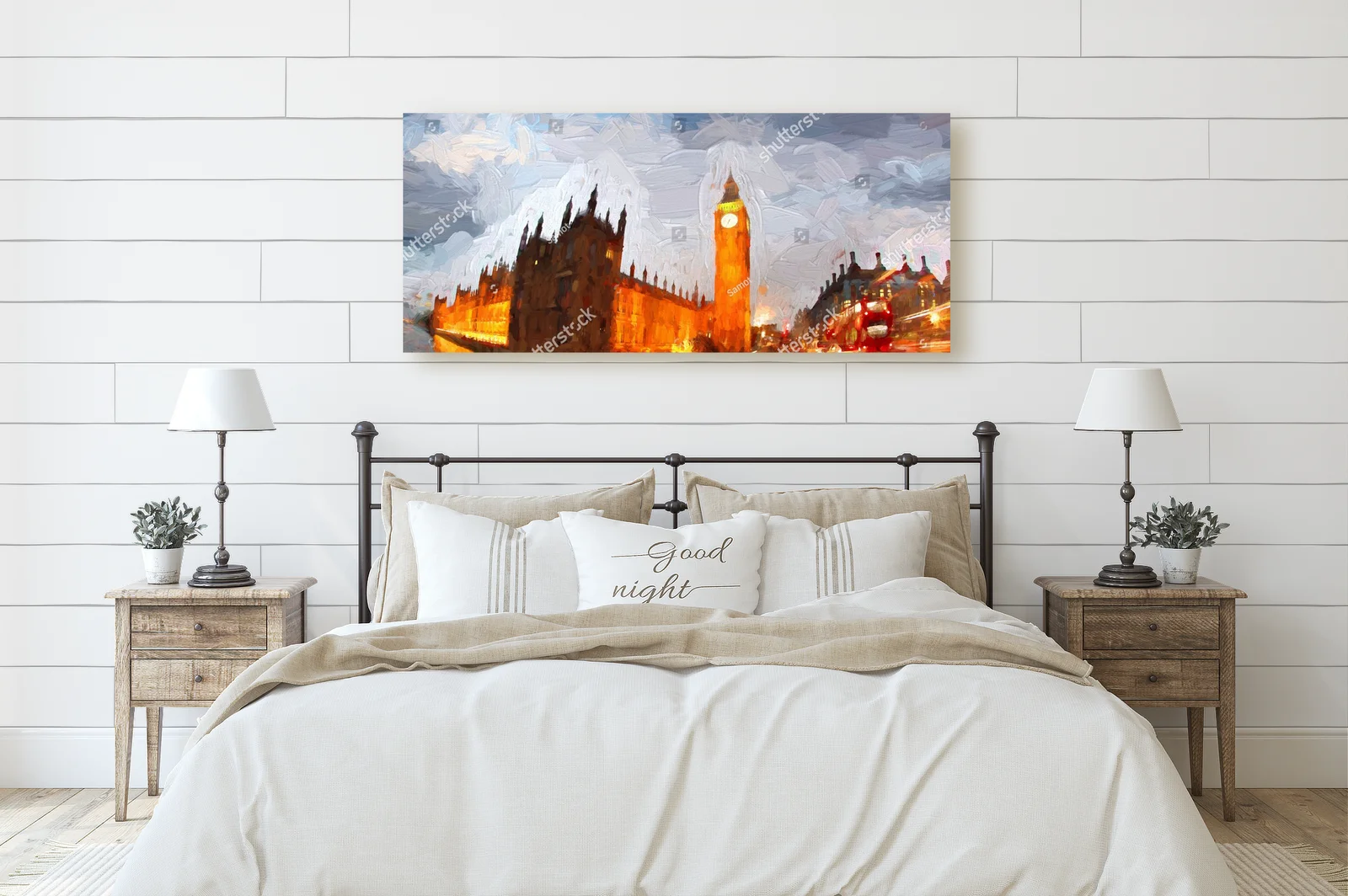 Ikoniczny Big Ben w stonowanych barwach Londynu