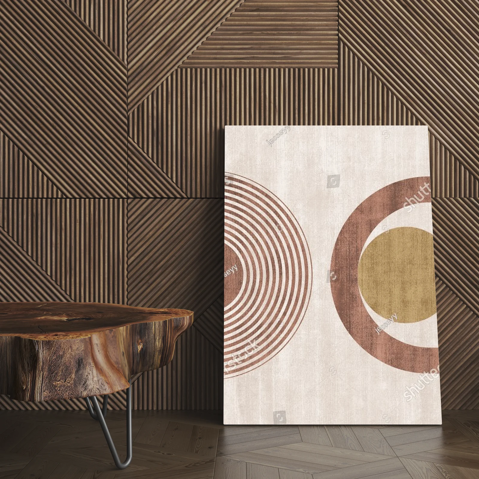 Geometryczne kształty w minimalistycznym stylu