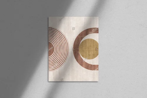 Geometryczne kształty w minimalistycznym stylu