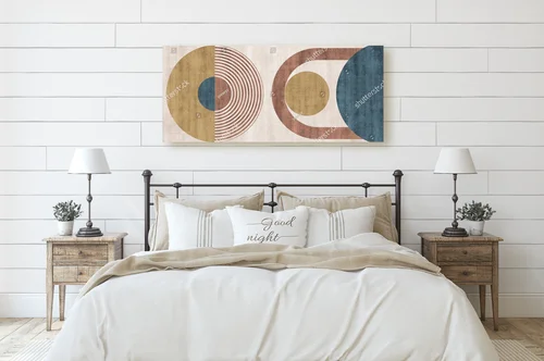 Geometryczne kształty w minimalistycznym stylu