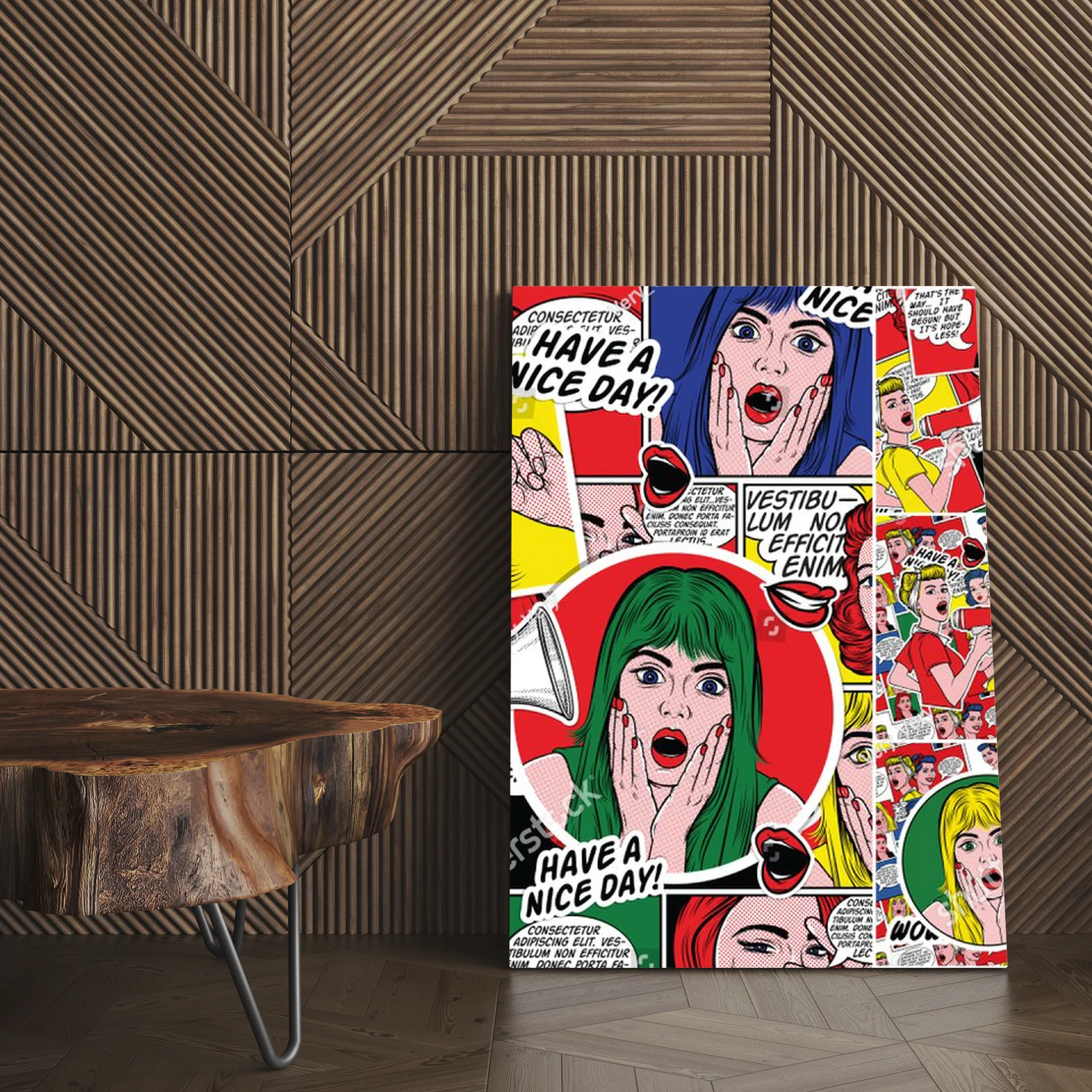 Kolorowe retro komiksy pełne życia i emocji