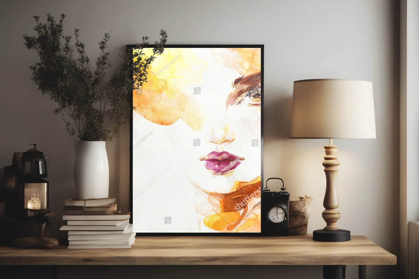 Kreatywna ilustracja piękna w pastelowych odcieniach