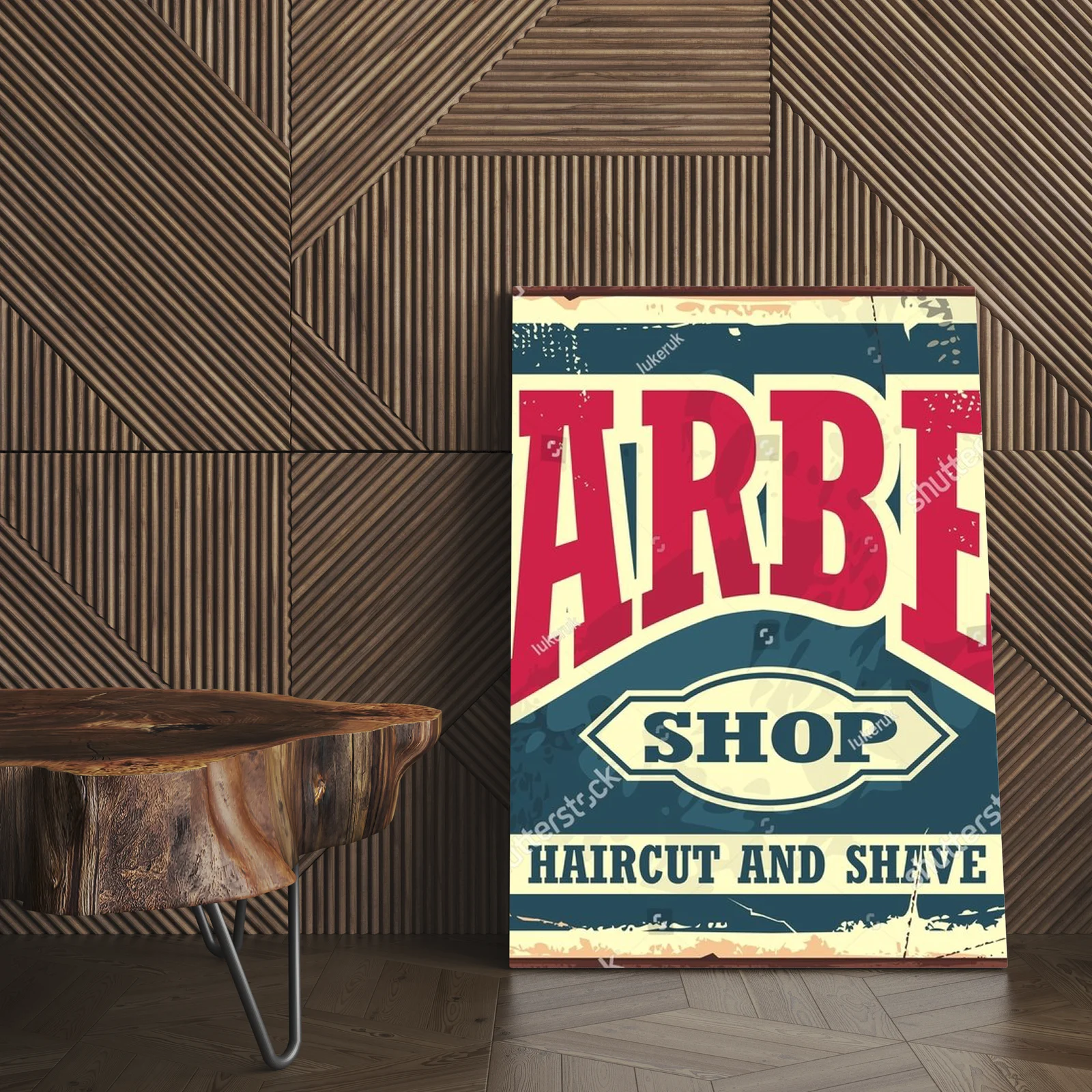 Vintage urok stylu hipsterskiego w barber shopie