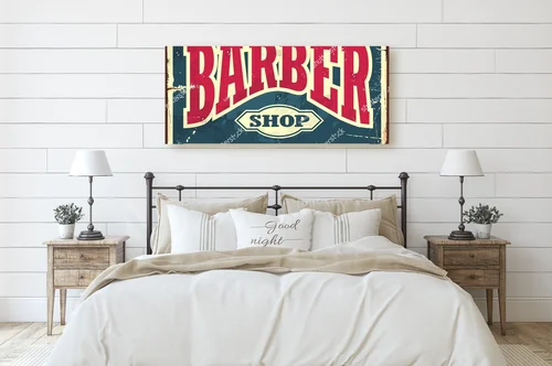 Vintage urok stylu hipsterskiego w barber shopie