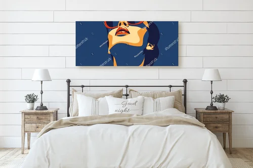Stylowy portret młodej kobiety w finezyjnych odcieniach