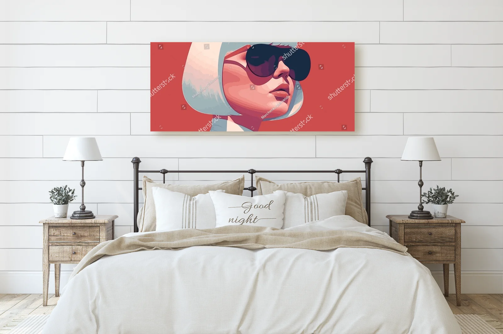 Stylowy portret dziewczyny w retro klimacie