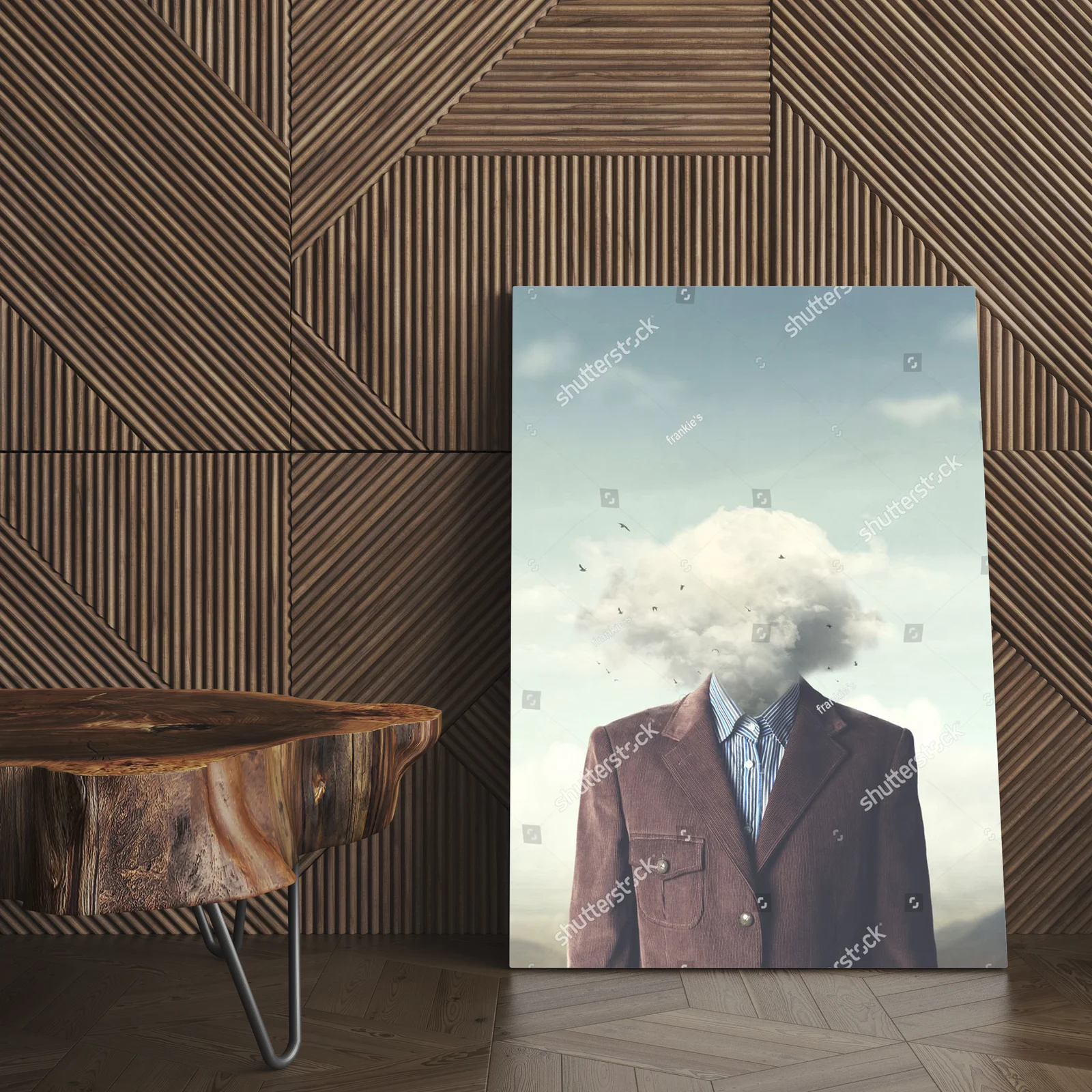 Zatracony w chmurach: surrealistyczna refleksja