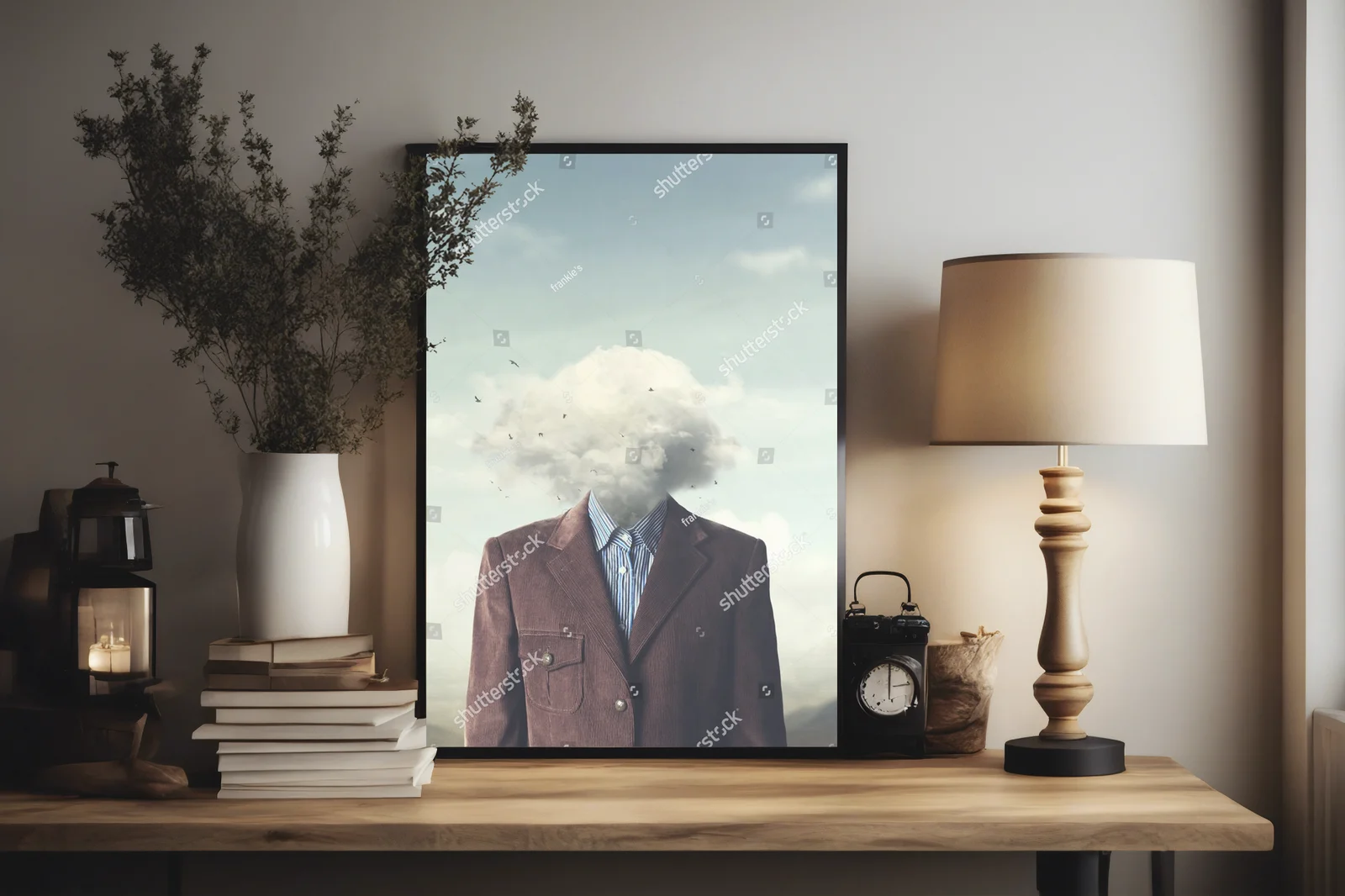 Zatracony w chmurach: surrealistyczna refleksja