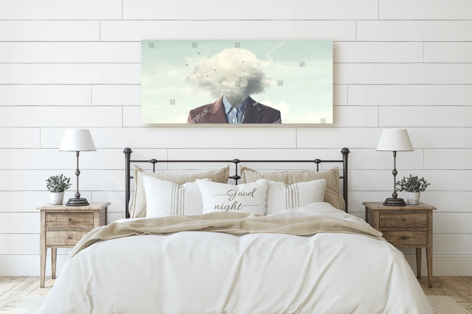 Zatracony w chmurach: surrealistyczna refleksja