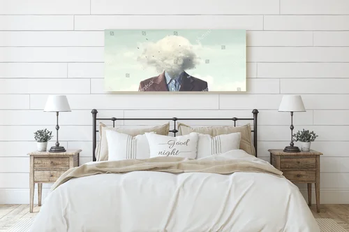 Zatracony w chmurach: surrealistyczna refleksja