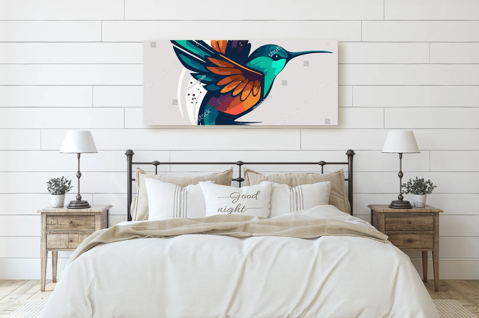 Kolorowe kolibry w dynamicznych kompozycjach