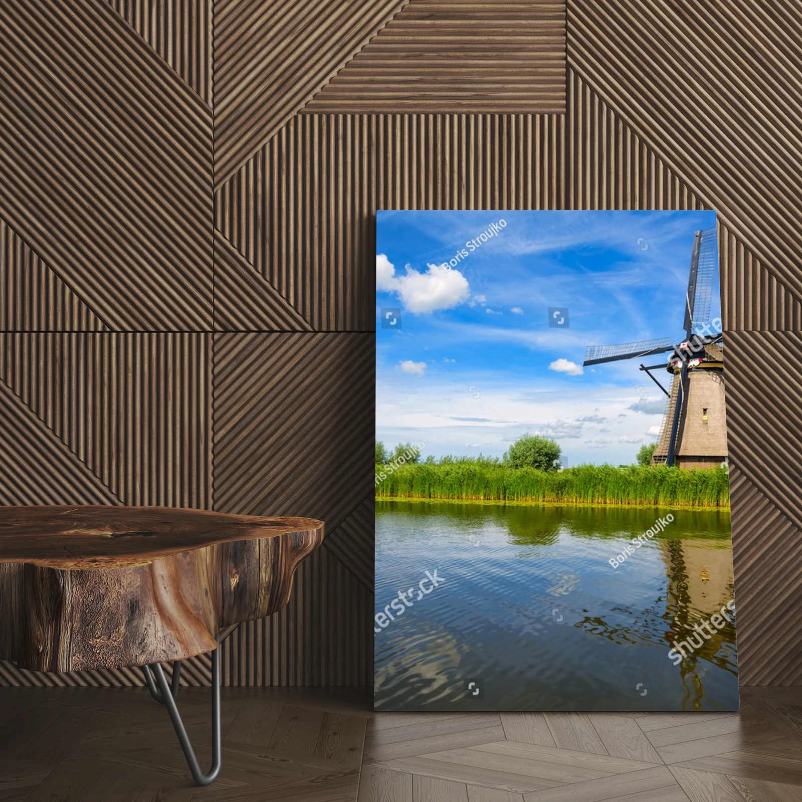 Urok tradycyjnego młyna w malowniczym Kinderdijk