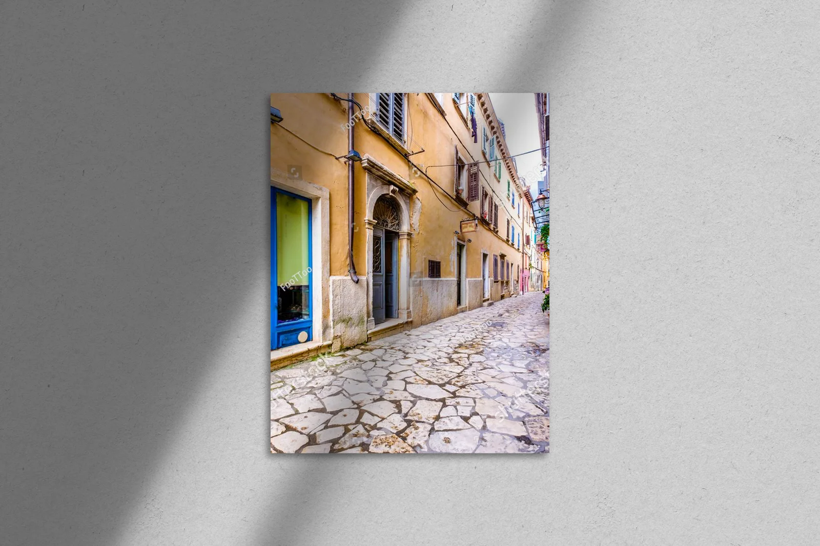 Czarująca architektura Rovinj w odcieniach letniego nieba