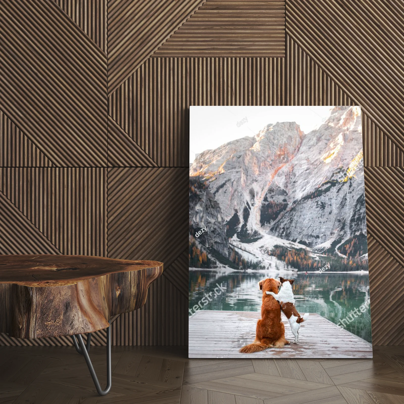 Urokliwe chwile nad jeziorem Braies z czworonogiem