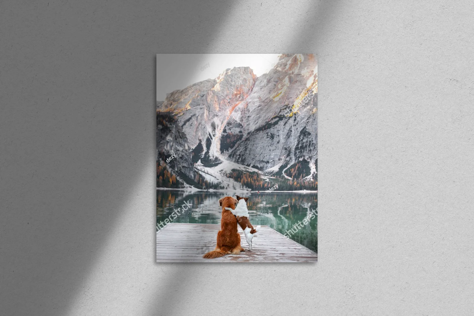 Urokliwe chwile nad jeziorem Braies z czworonogiem