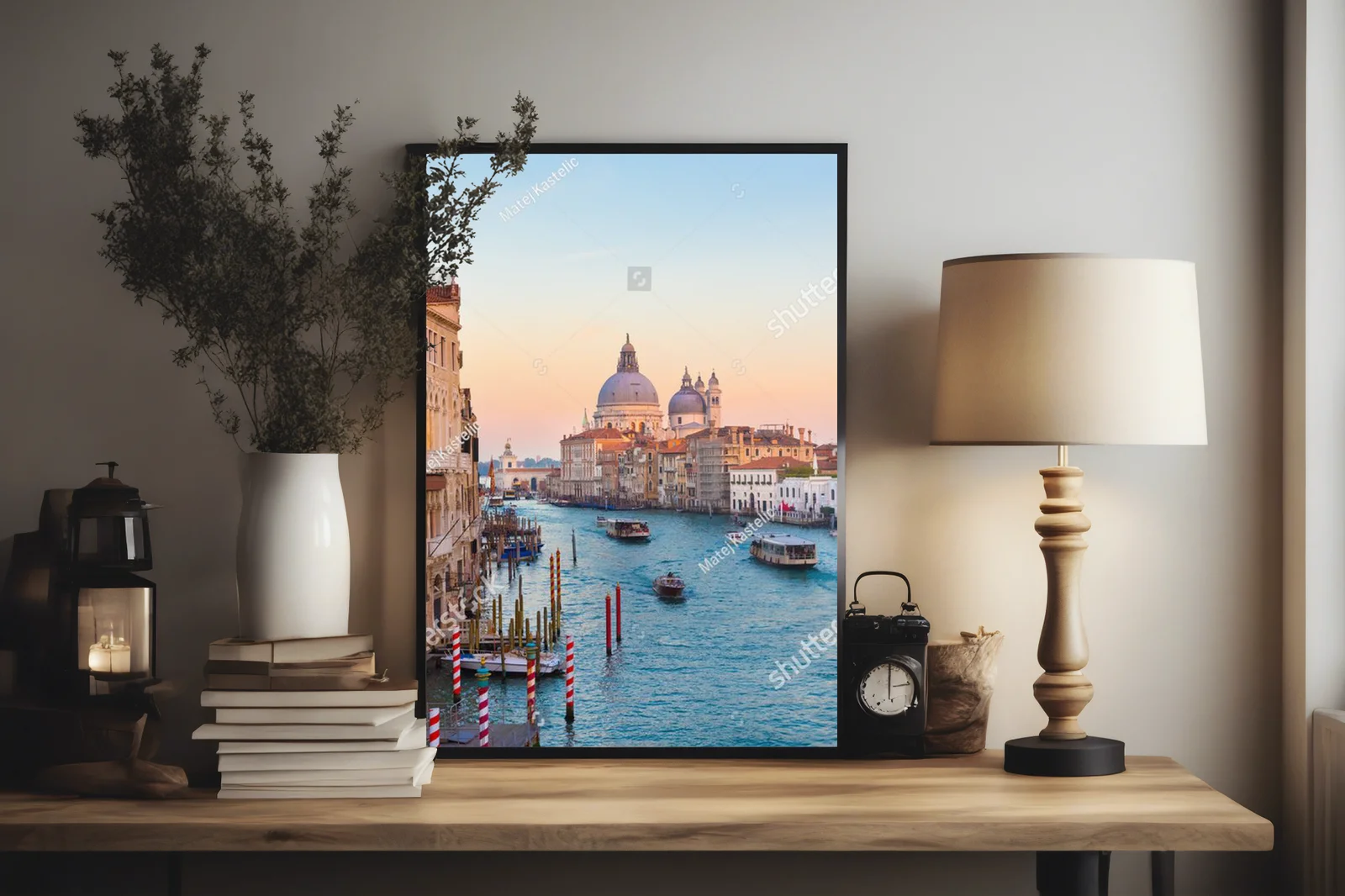 Zachwyt nad Grand Canal w romantycznym Wenecji