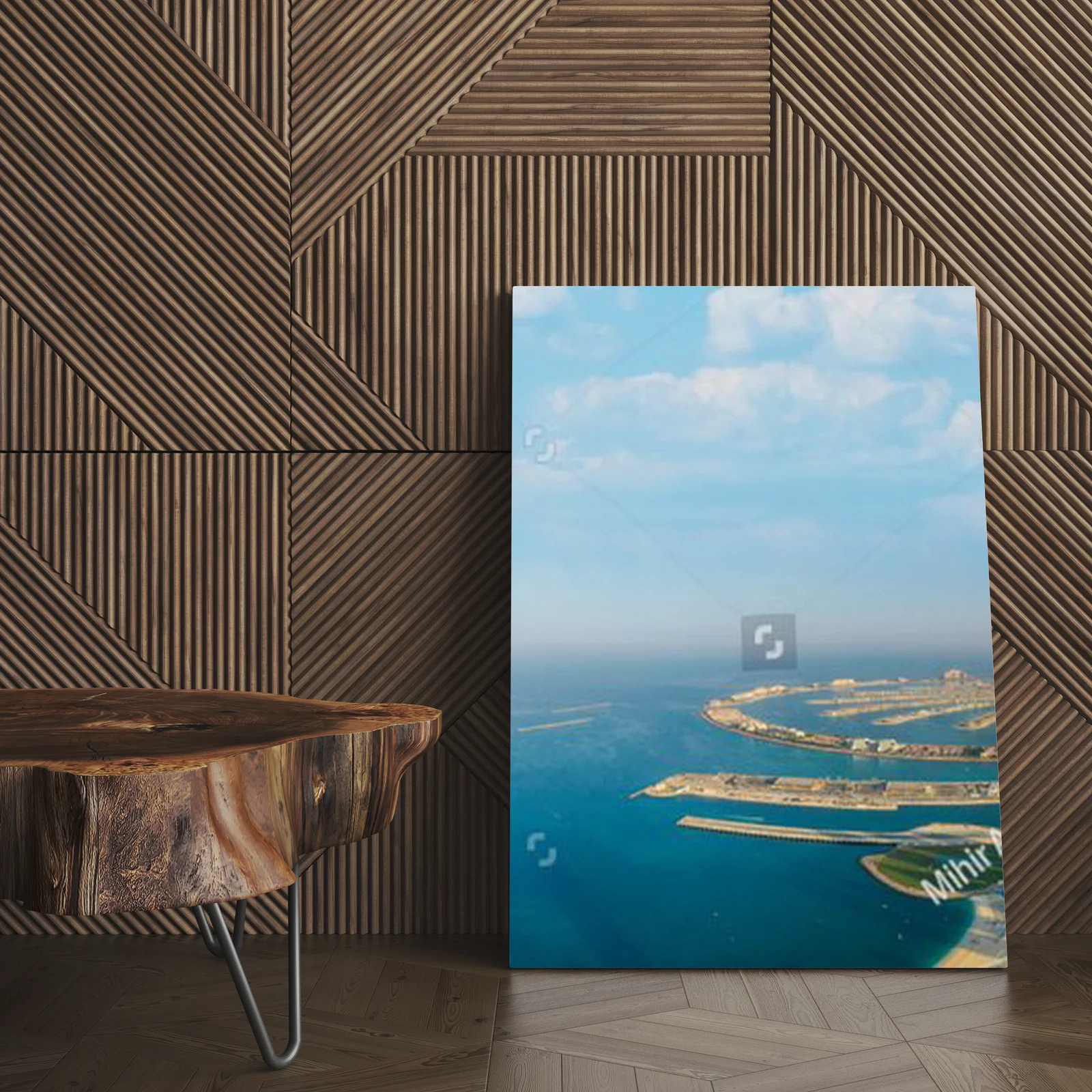 Panoramiczny widok Dubaju i jego luksusowych skarbów