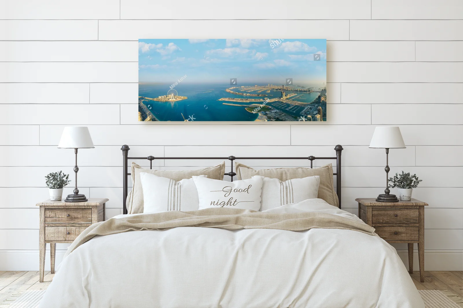 Panoramiczny widok Dubaju i jego luksusowych skarbów