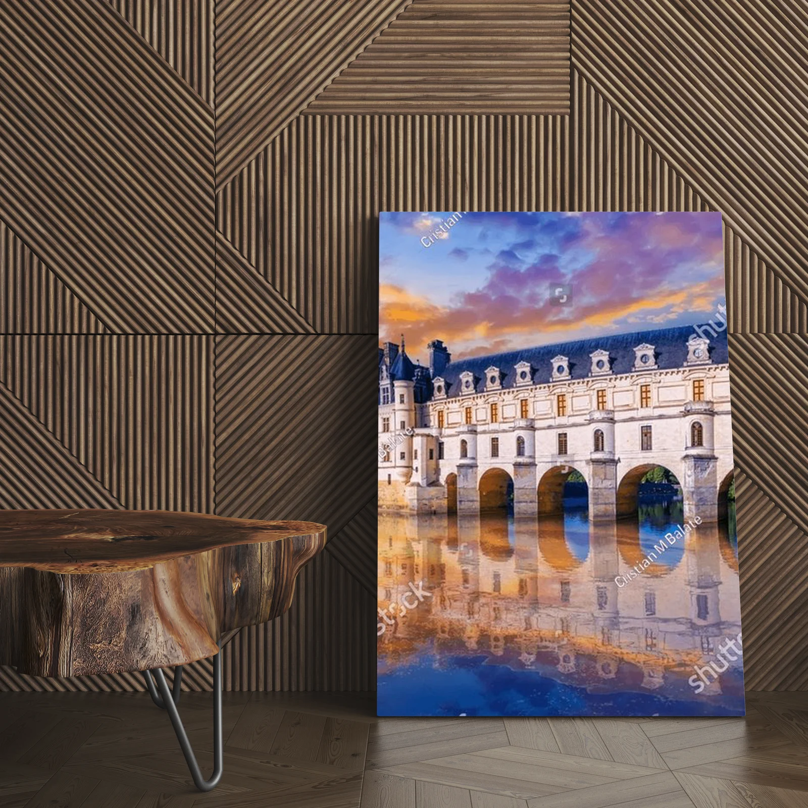 Złote refleksy na rzece Cher: zamek Chenonceau