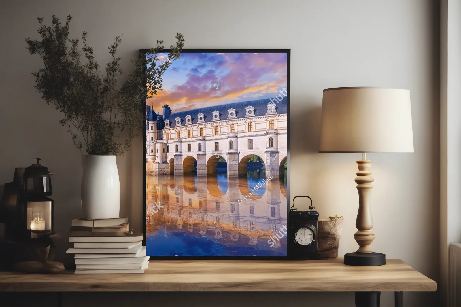 Złote refleksy na rzece Cher: zamek Chenonceau